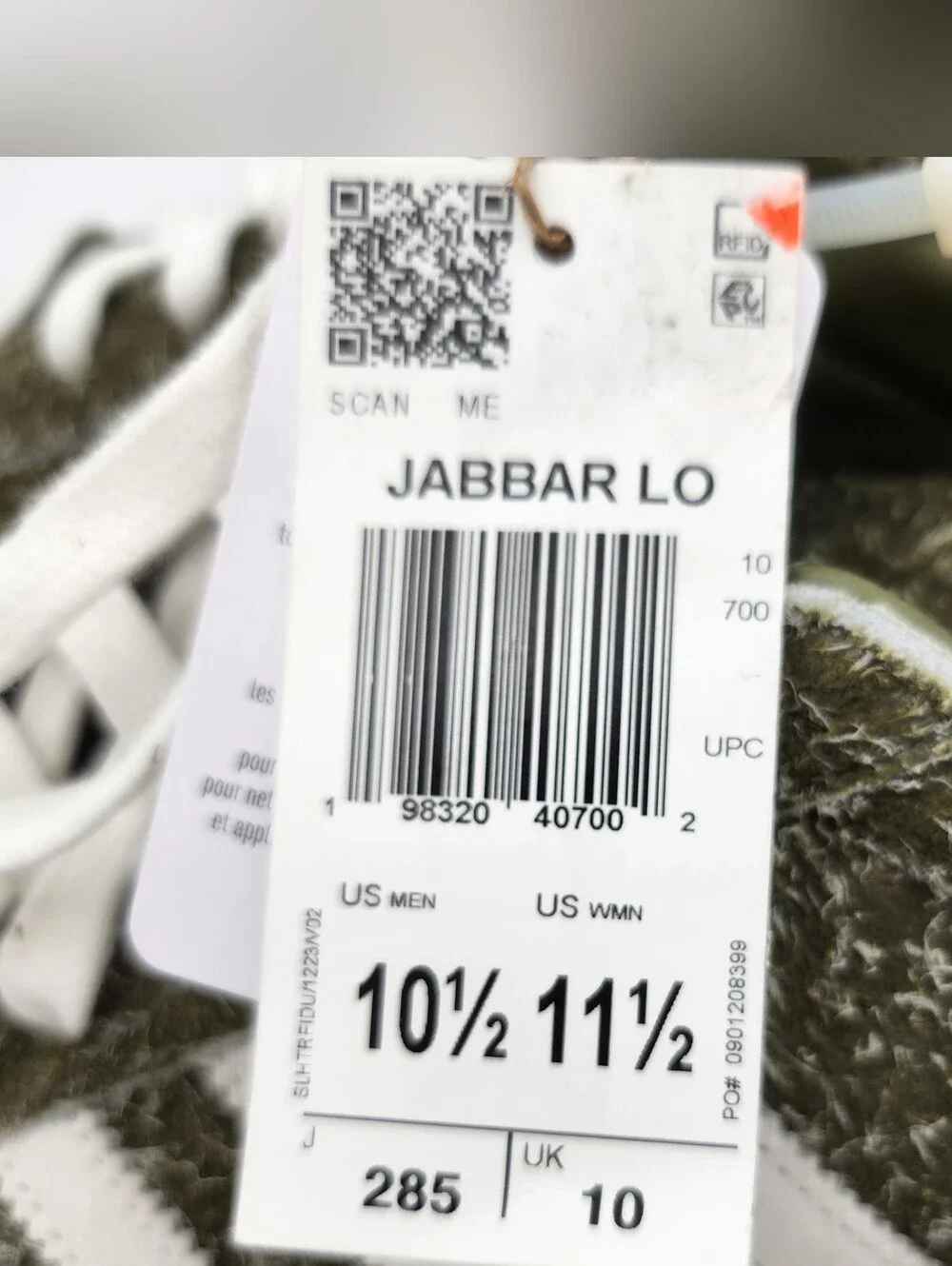 Adidas Jabbar Lo Olive  Sneakers JS2160 /Size 10.5 Men/11.5 Women / NWT (No Box)